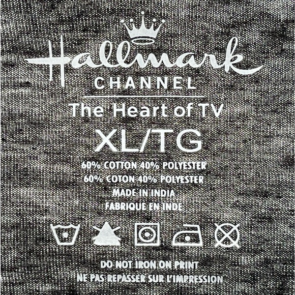 NWT Relaxed Fit Hallmark Channel On, All My Worries Gone! T-Shirt - Picture 4 of 9